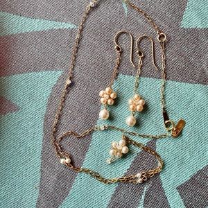 Holly Yashi precious stones necklace set